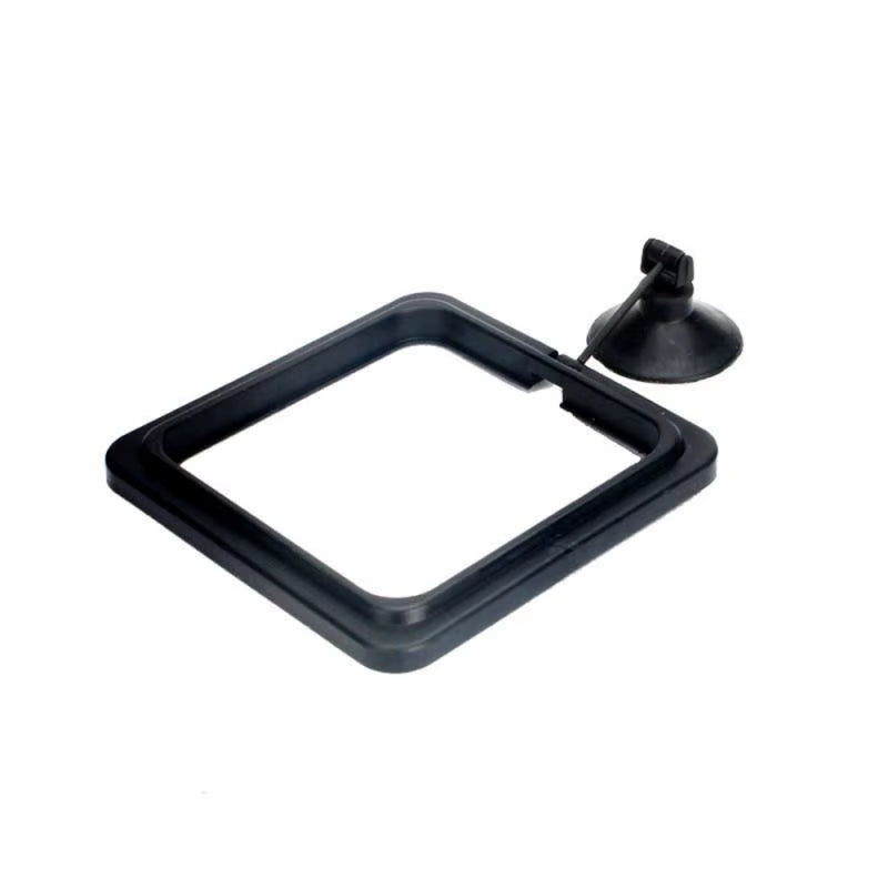 Aquarium Feeding Ring Fish Tank Station Floating Food Tray Feeder Square Circle Accessory Portable Fish Food Feeder Suction Cup